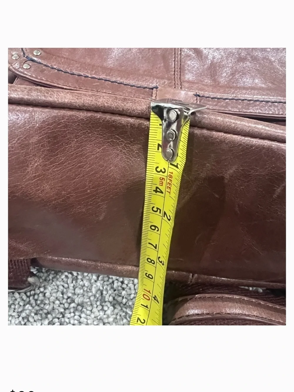 The Sak Brown Leather Messenger Bag for Men